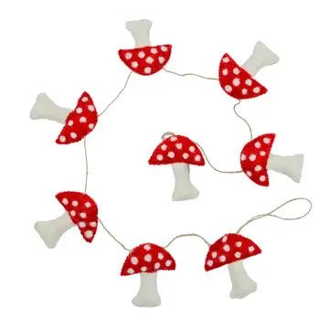 Felt Mushroom Garland, Nepal