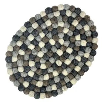 Felt Pebble Trivet, Kenya