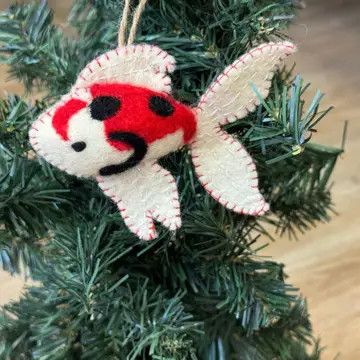 Koi Fish Felt Ornament, Nepal