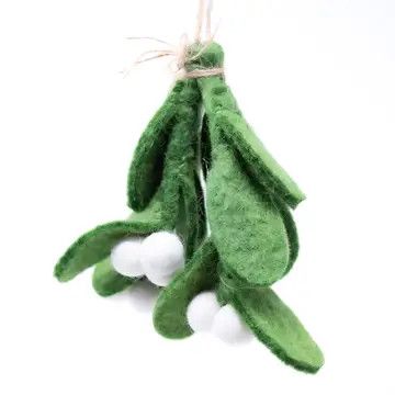 Mistletoe Felt Ornament, Nepal