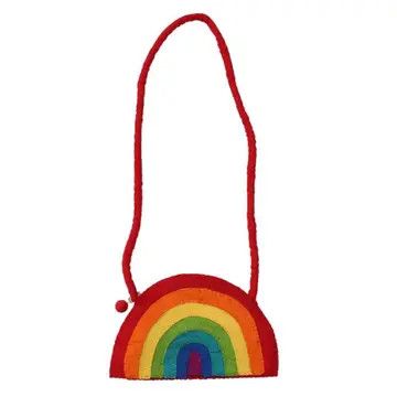 Rainbow Felt Purse, Nepal