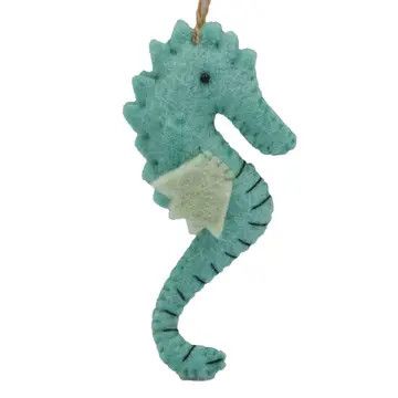 Felt Seahorse Ornament, Nepal