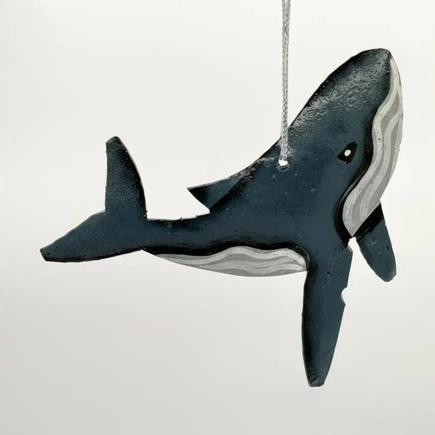 Metal Whale Ornament, Haiti