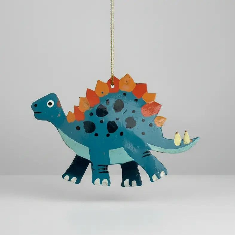 Metal Stegosaurus Ornament, Haiti