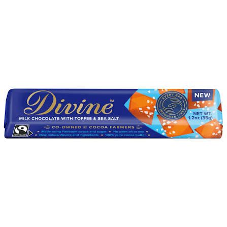 Divine Milk Toffee and Sea Salt Snack Bar