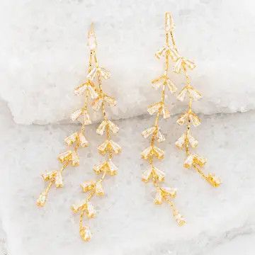 Graceful Willow Dangle Earrings, China