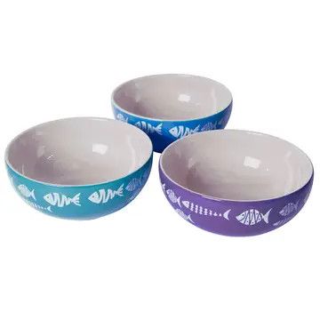 Ceramic Bowl with Fish Design, India