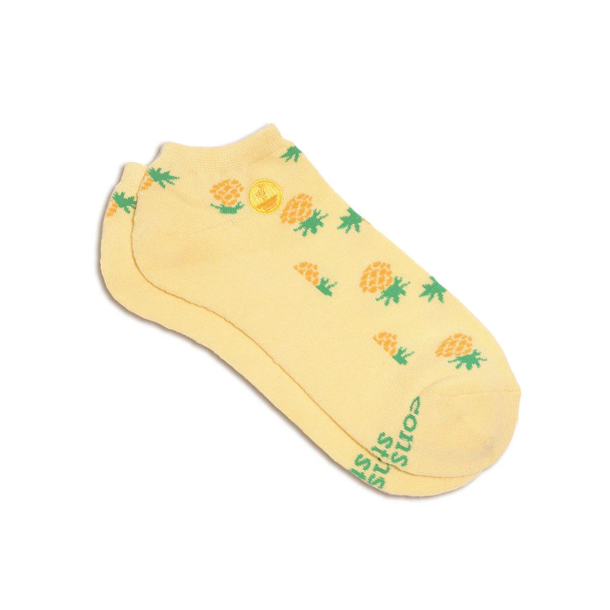 Ankle- Socks that Provide Meals, Yellow, Medium