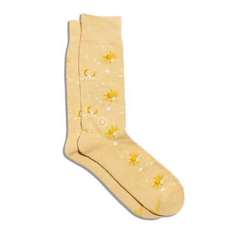 Socks That Support Space Exploration, Yellow,  Medium