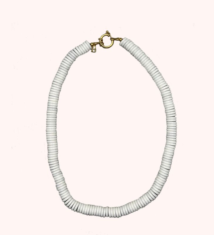 Bonnie Studios - BS777 Luc Big white necklace