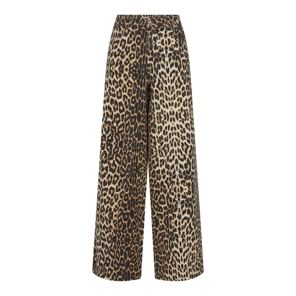 Co&#39;Couture - High waisted leopard long jeans