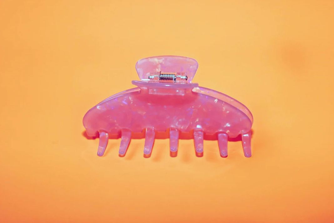 Rixo Studios - Fleur pearl purple haarclip