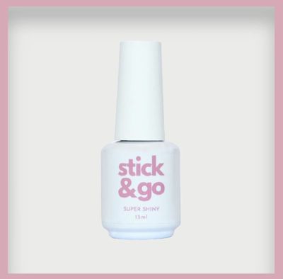 Stick &amp; Go - Super Shiny topcoat