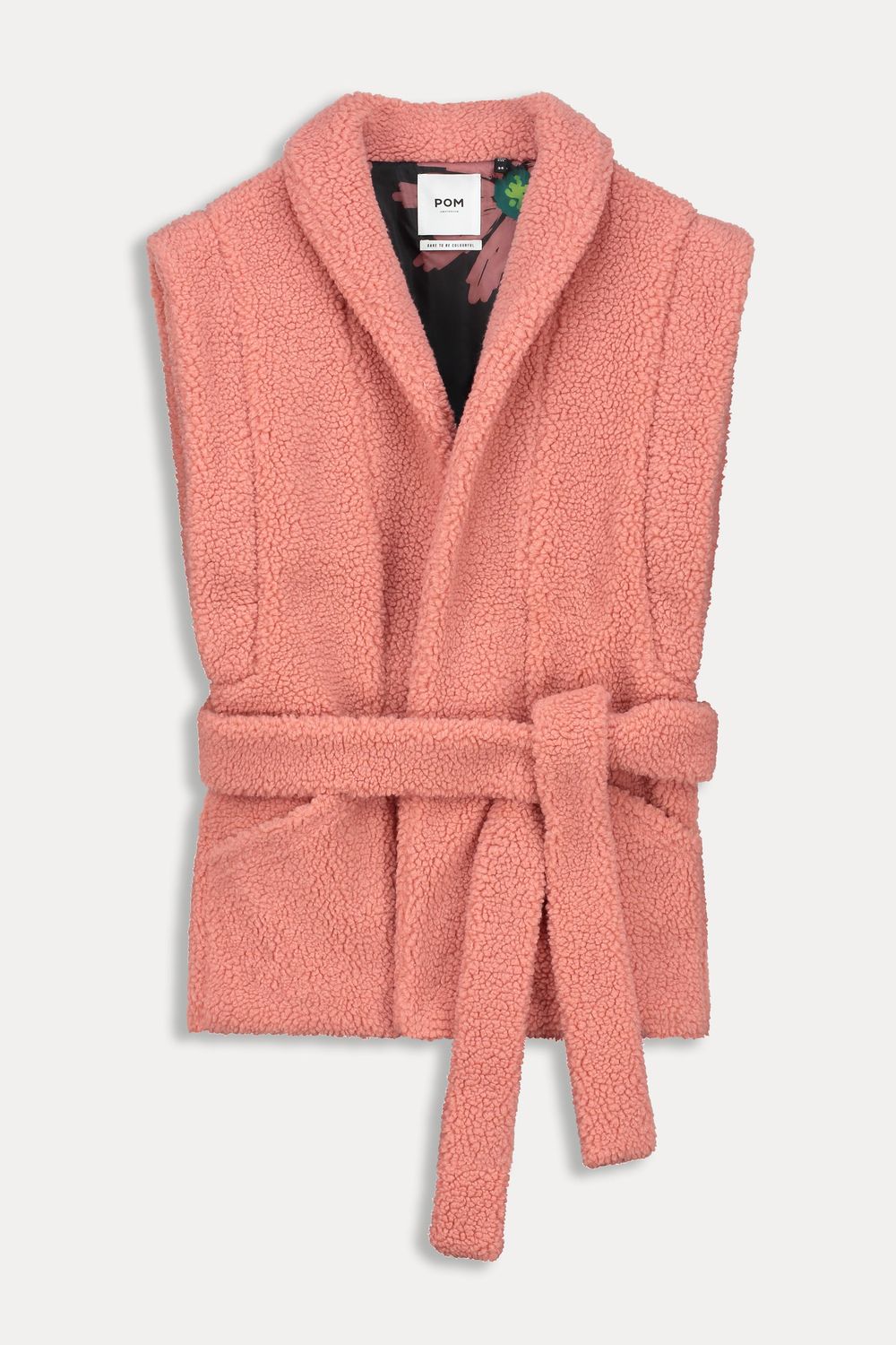 POM Amsterdam - Gilet Teddy Dusty Pink
