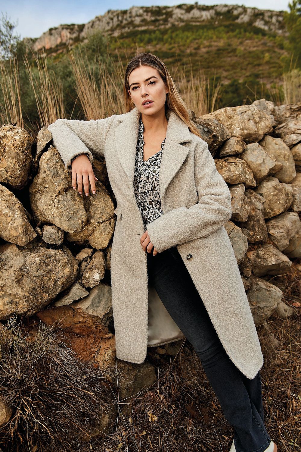 Circle of Trust - Camille Coat Brindle melange