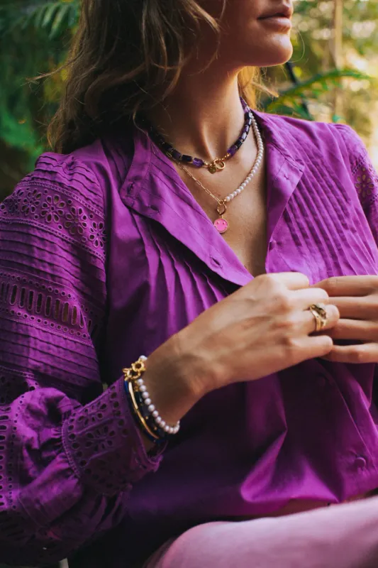 Bonnie Studios - BS06 Flint gold necklace