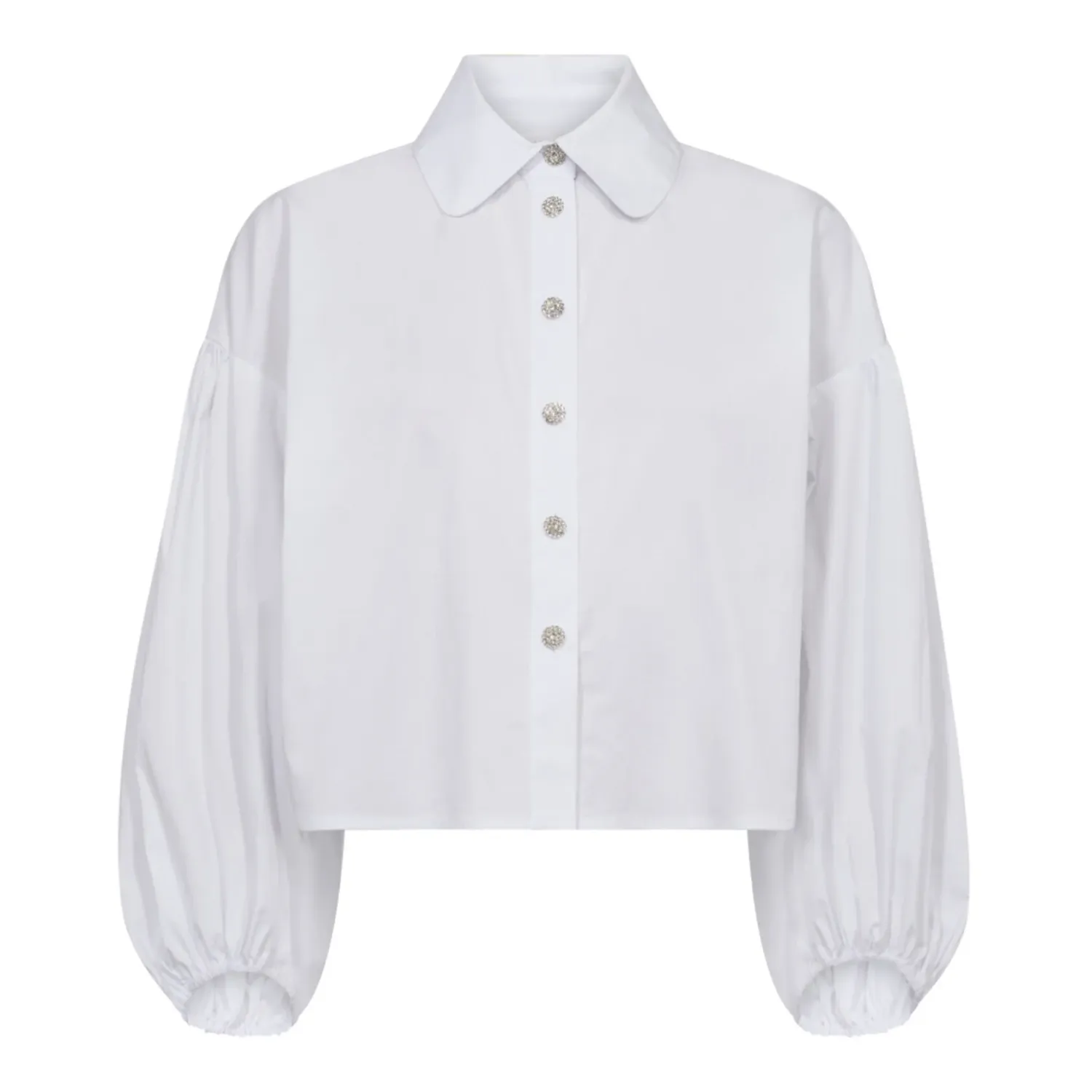 Co&#39;Couture - Cotton Crisp Chrystal Shirt white