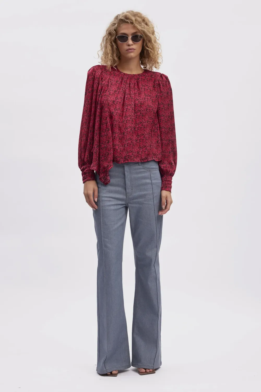 Gestuz - Deepa Blouse - Pink ditsy flower