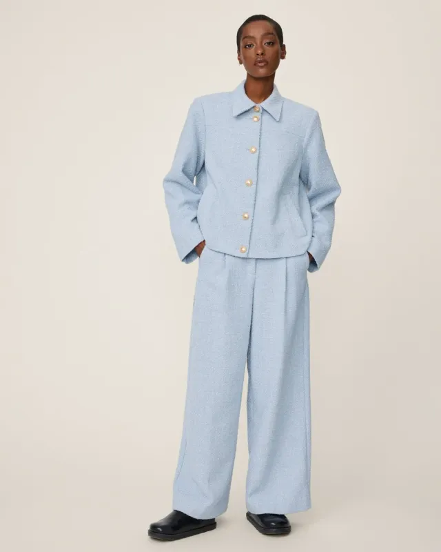 Moss Copenhagen (MSCH) - Abriella pants - Chambray Blue