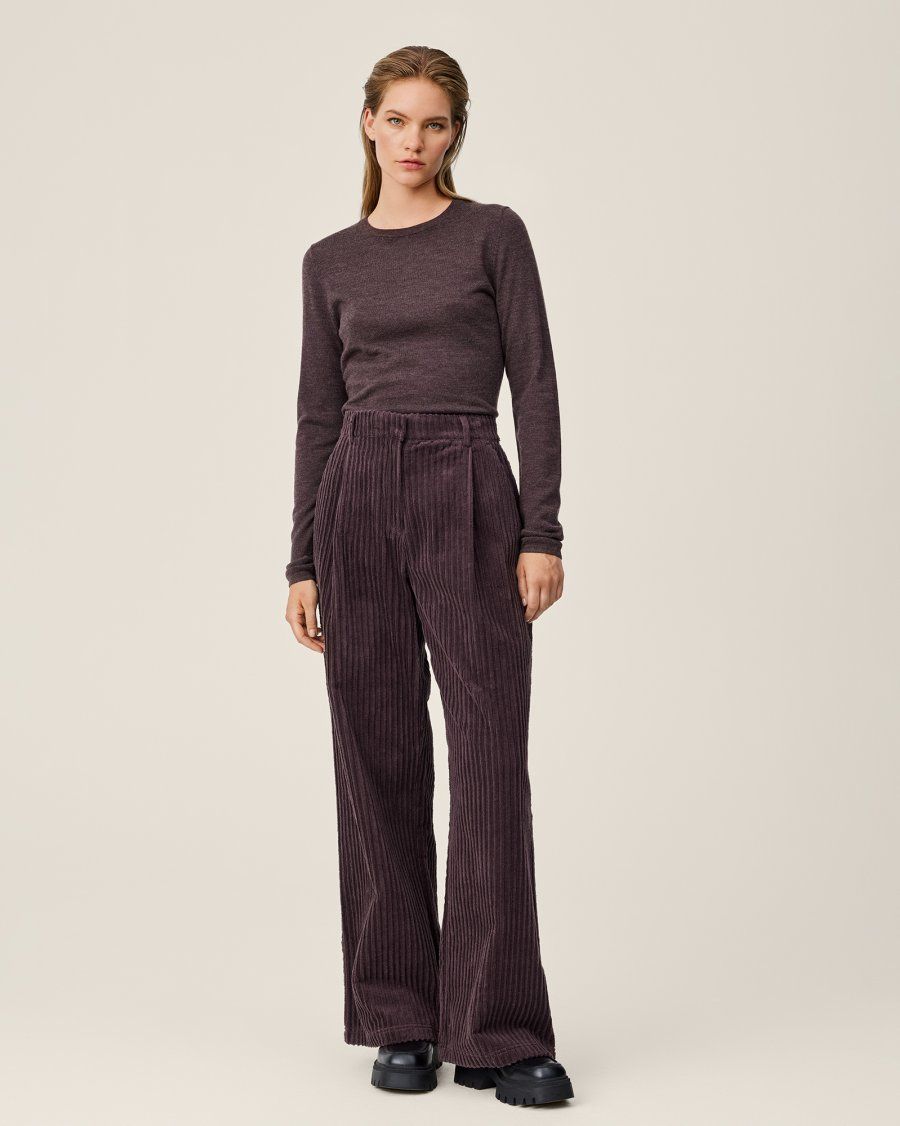 Moss Copenhagen (MSCH) - Liesel Long Pants Raisin