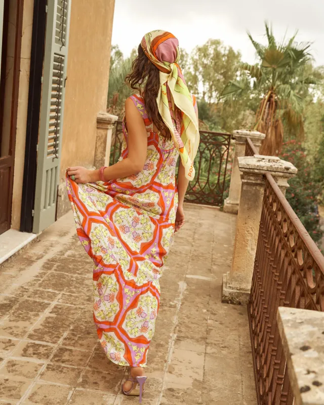 POM Amsterdam - Dress Strap Marrakesh Summer / orange