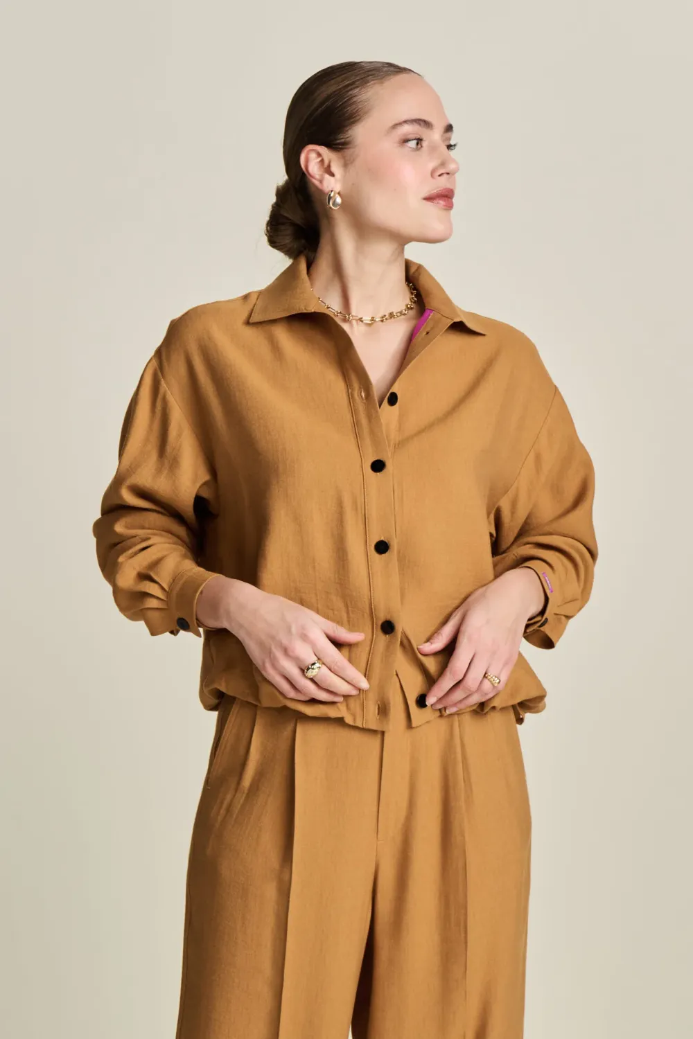 POM Amsterdam - Blouse Sugar Brown