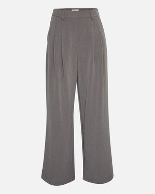 Moss Copenhagen (MSCH) - Henrika HW pants grey melange