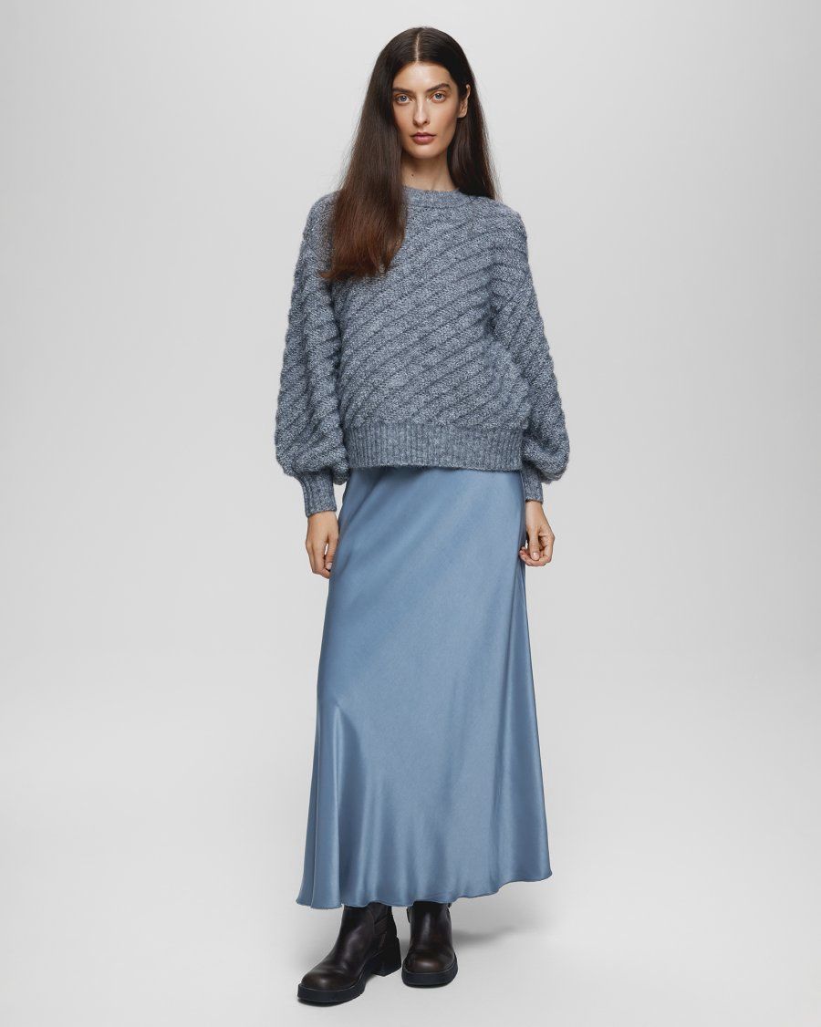 Moss Copenhagen (MSCH) - Nicolette Ullas Skirt  Bleufin