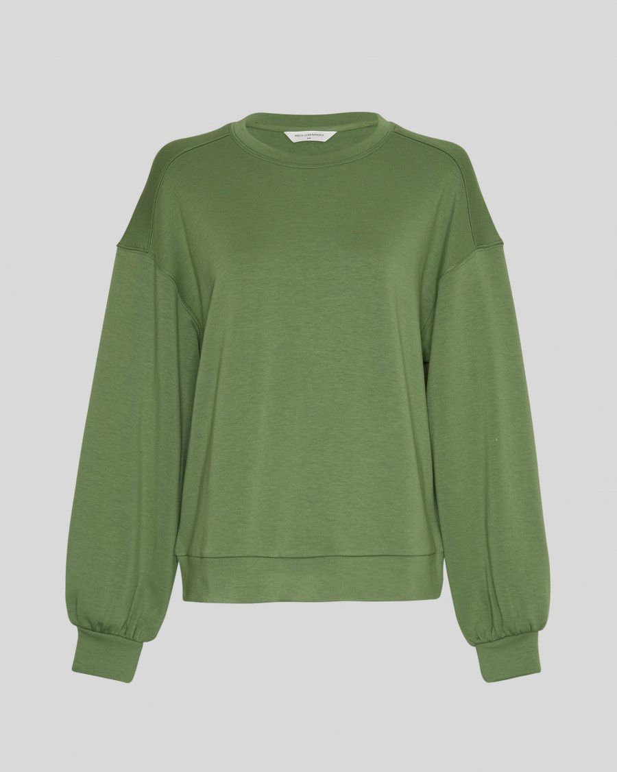 Moss Copenhagen (MSCH) - Janelle Lima Sweatshirt  Willow Bough