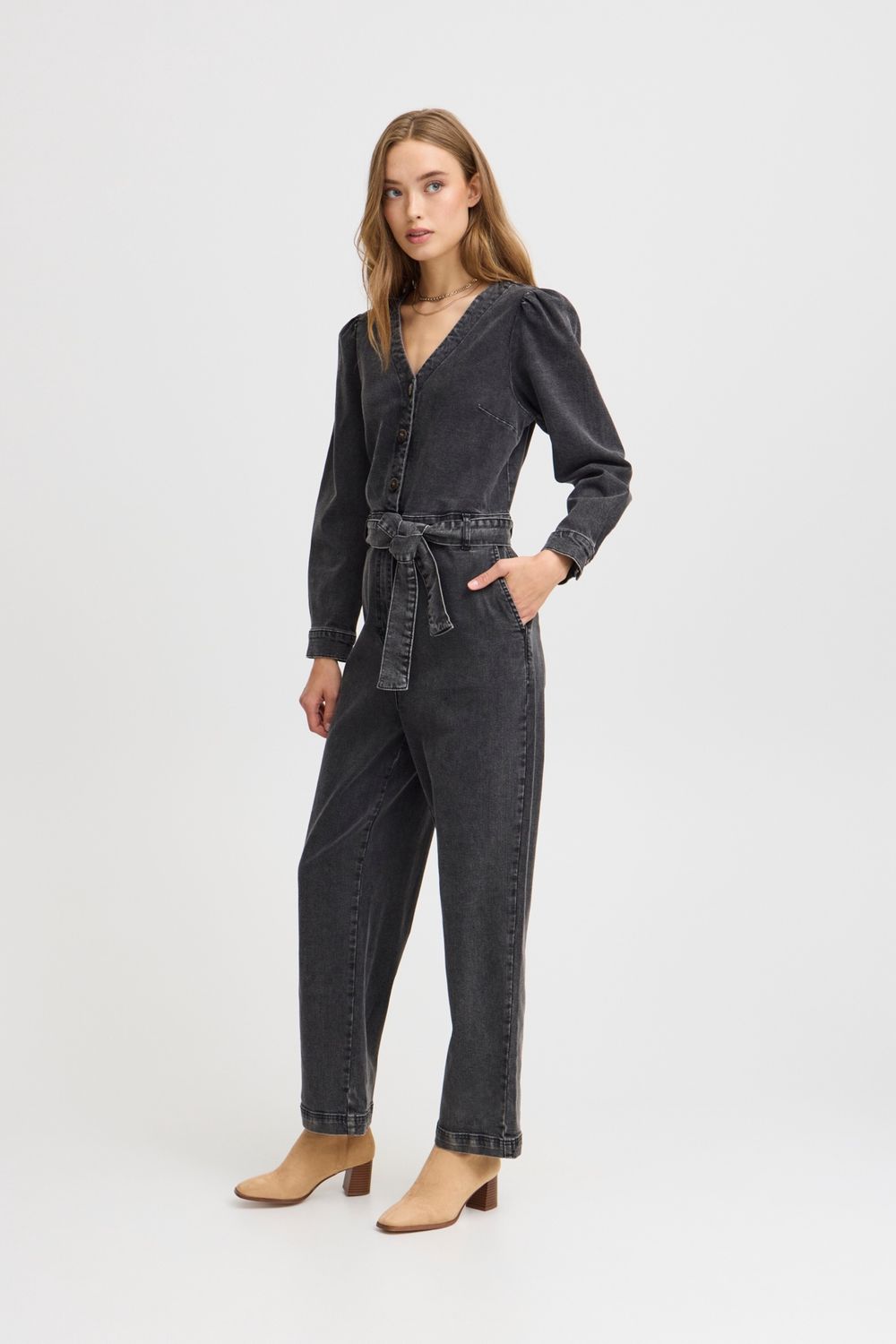 Atelier Rêve - Irharper jumpsuit meteorite washed