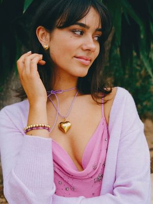 Bonnie Studios - BS1234 Gold heart pendant