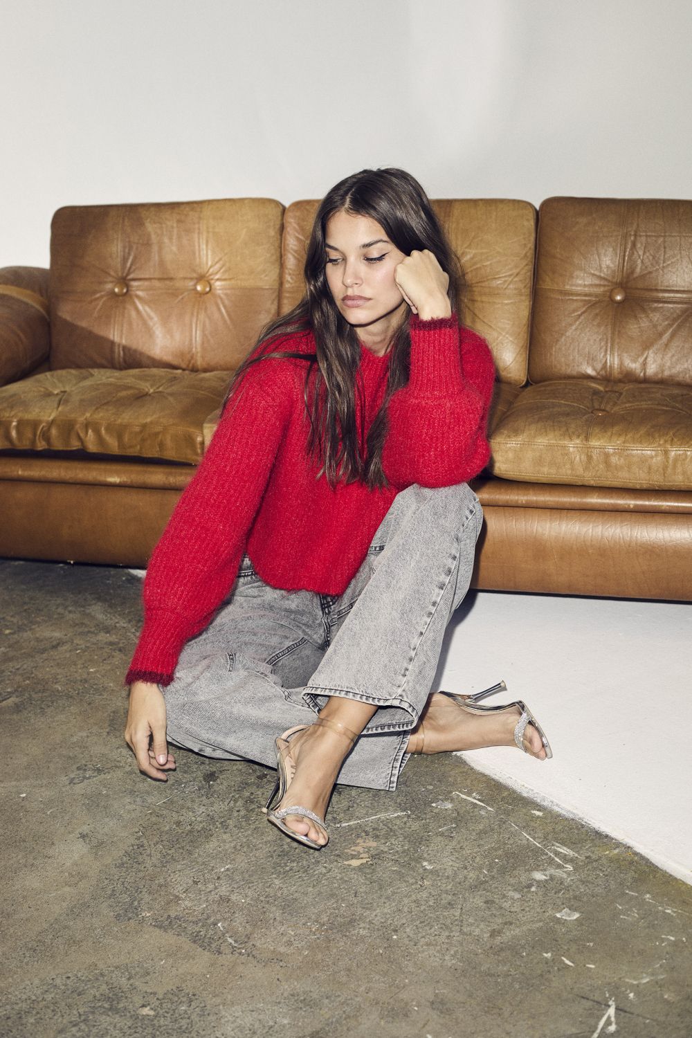 Co&#39;Couture - Coralie crop knit flame