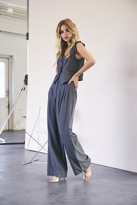 Co&#39;Couture - Liane pleat pant dark grey