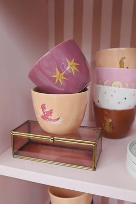 All the luck in the world - Large Purple Cup Star Couple