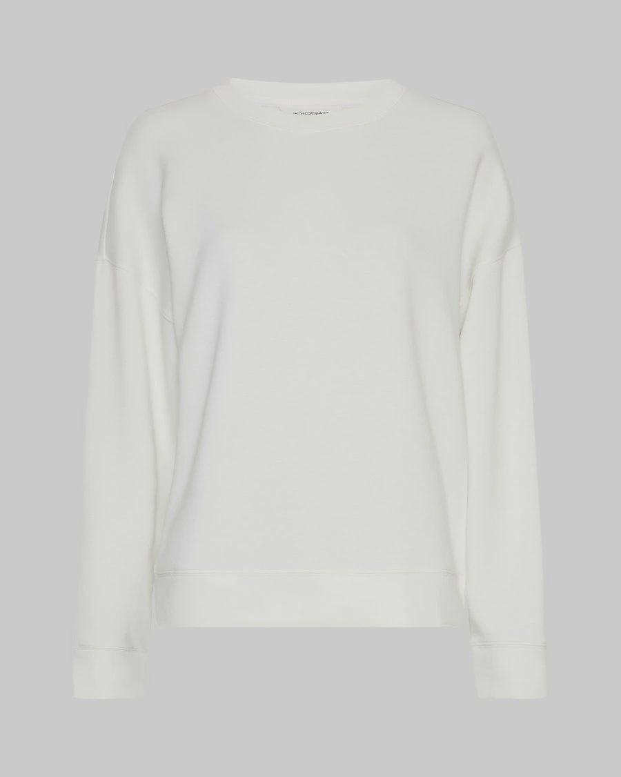 Moss Copenhagen (MSCH) - Ima Q sweatshirt egret