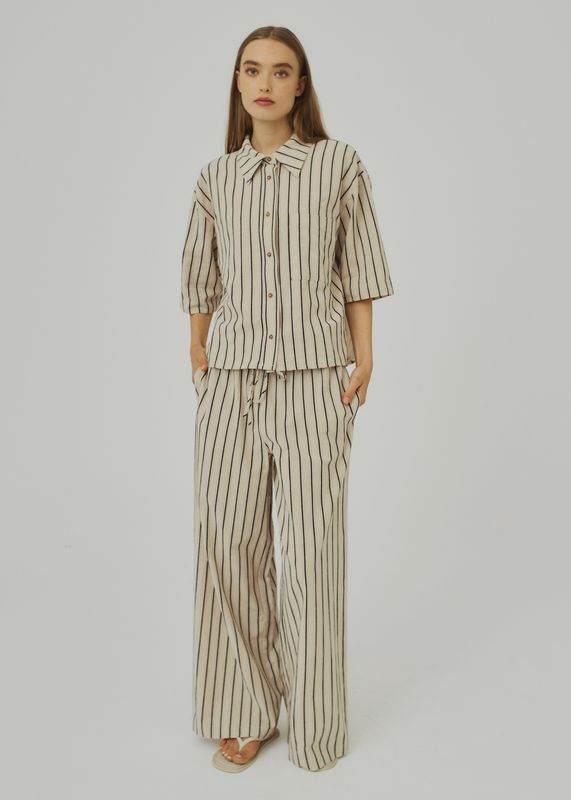 Norr - Arka pants black stripe