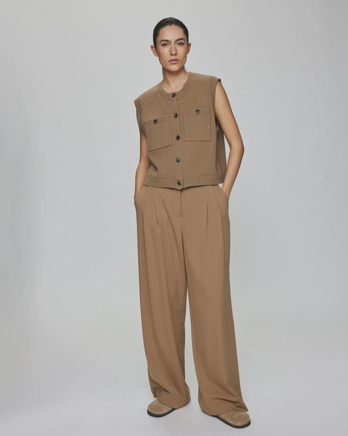 Moss Copenhagen (MSCH) - Henrika pants Ermine