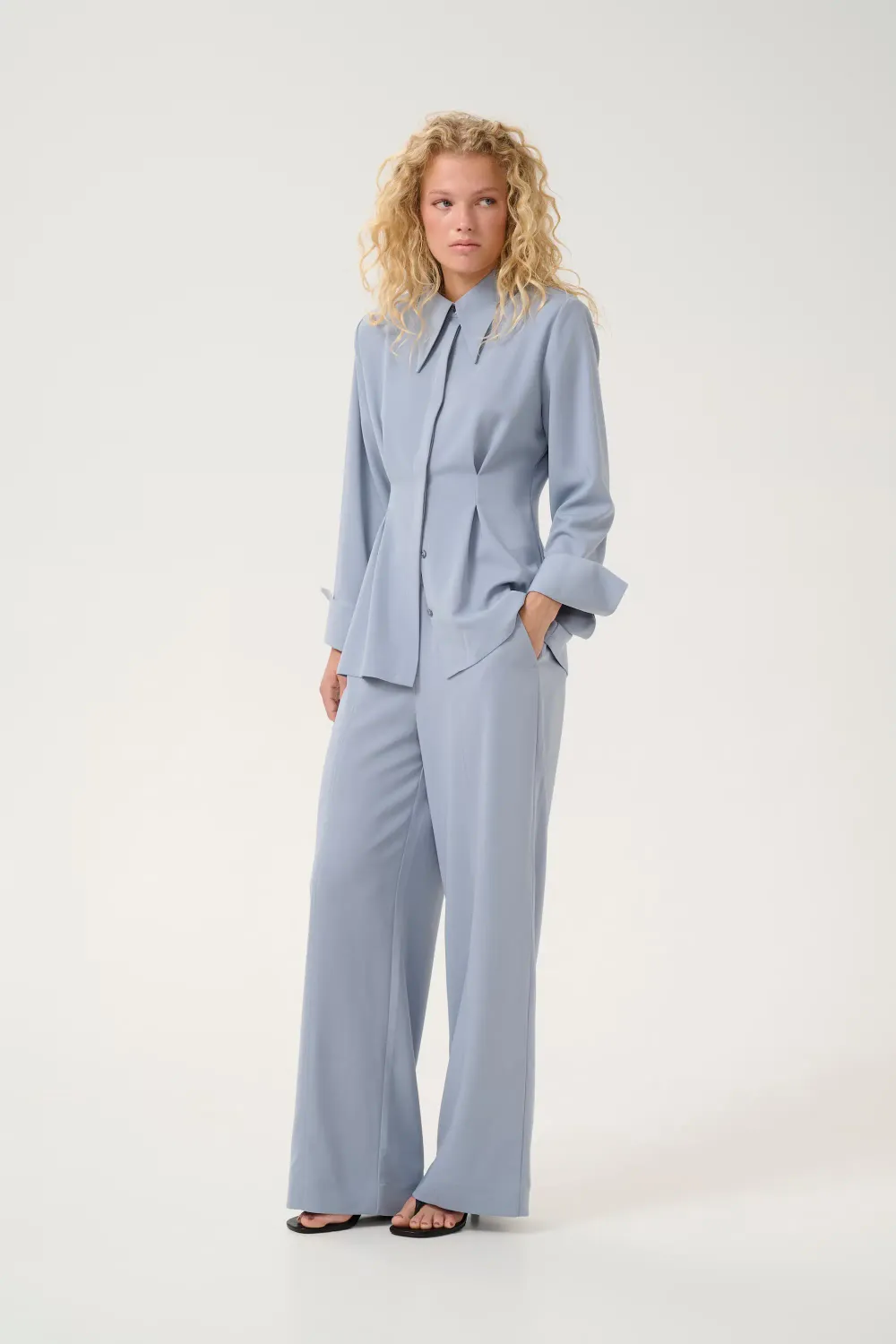 Gestuz - Mareen pants grey blue
