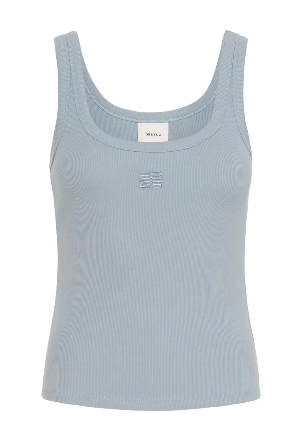 Gestuz - Drew logo tank 2.0 grey blue