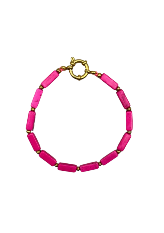 Bonnie Studios - BS726 Alex pink bracelet