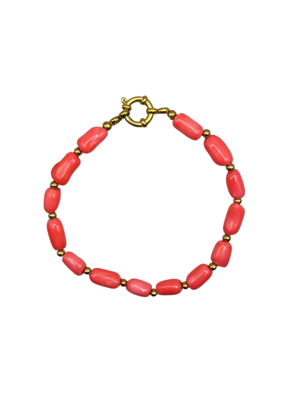 Bonnie Studios - BS730 Tommy gold pink bracelet