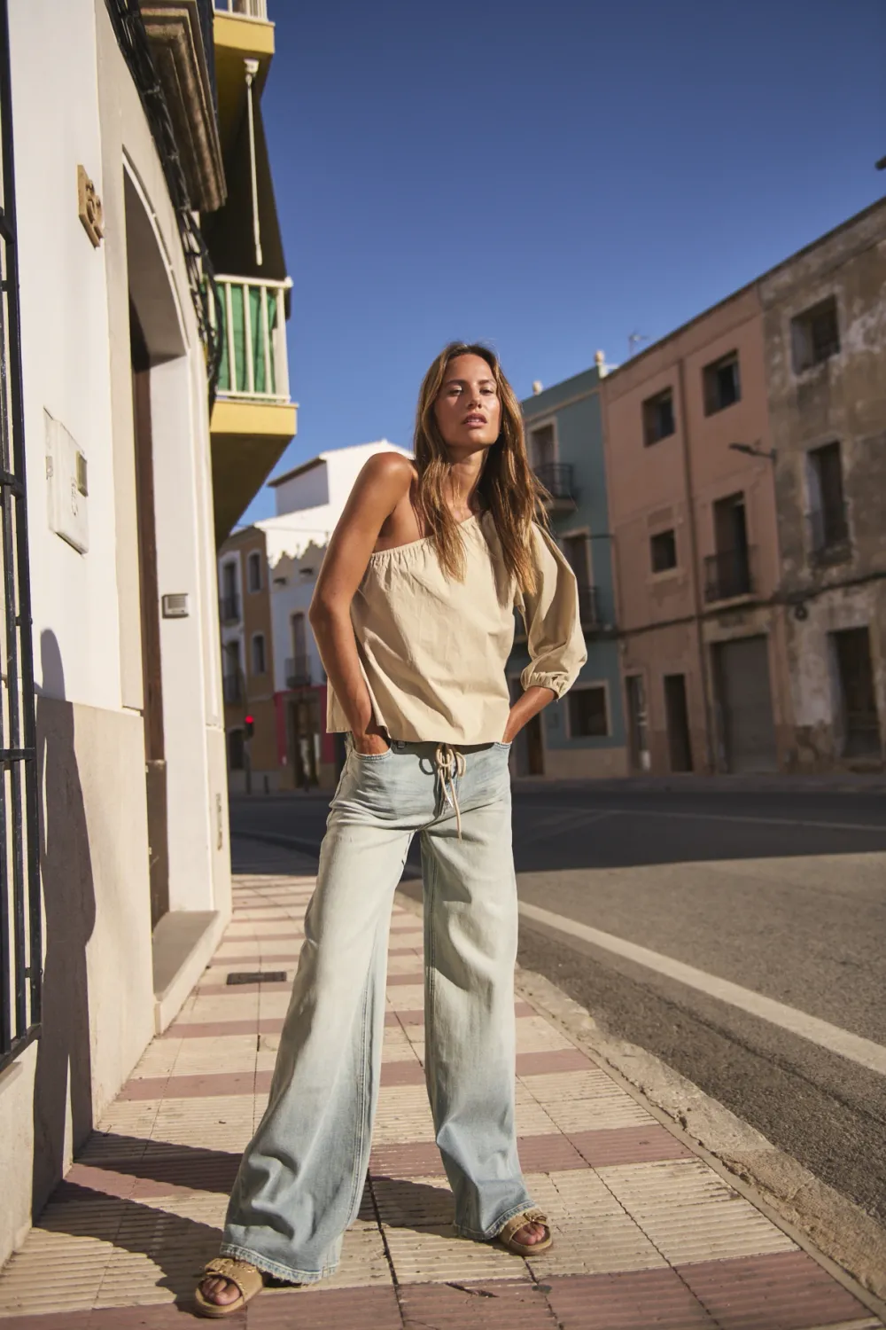 Circle of Trust - Jona wide leg denim soft blue