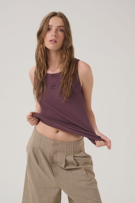 My Essential Wardrobe - Mandy top fudge