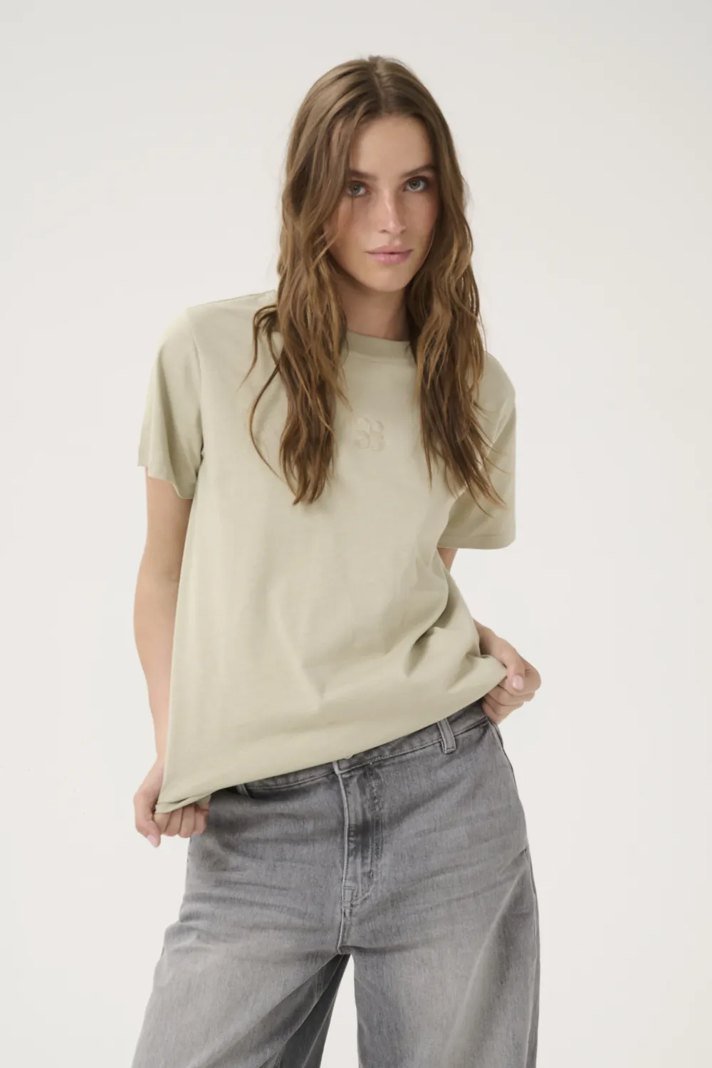 My Essential Wardrobe - Seattle logo Em. tee
