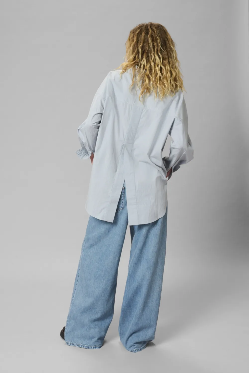 My Essential Wardrobe - Sunna Boxy shirt blue