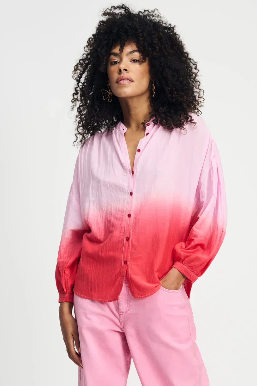 POM Amsterdam - Blouse Faded Scarlet  Red