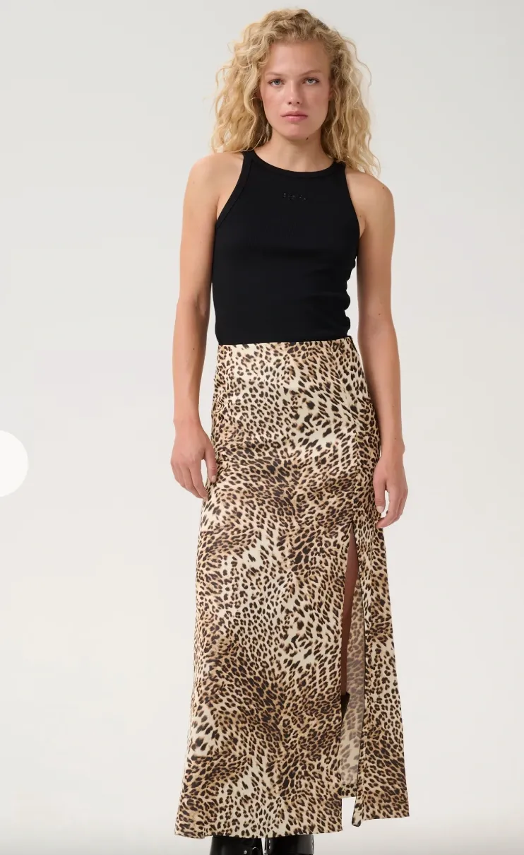 Gestuz - Leelo skirt light leopard