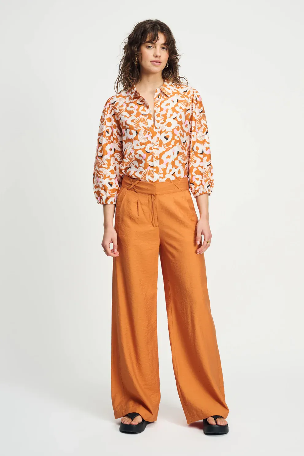 POM Amsterdam - Pants Sienna Brown - Brown