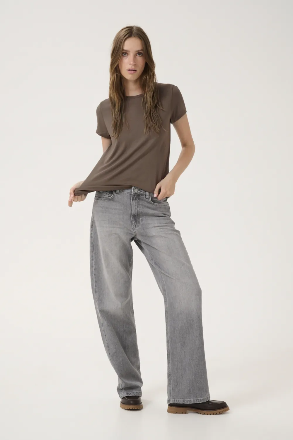 My Essential Wardrobe - The modal tee major brown