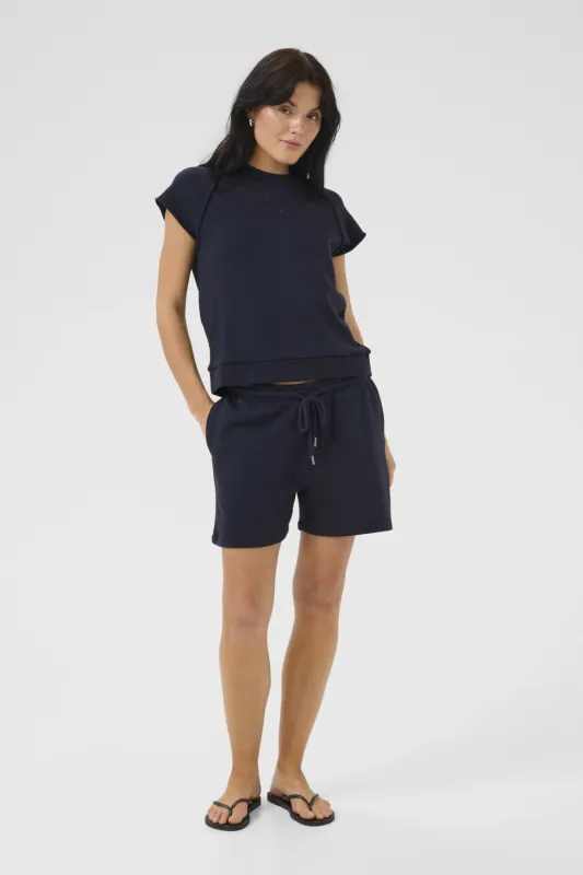 My Essential Wardrobe - Sara shorts Dark Sapphire
